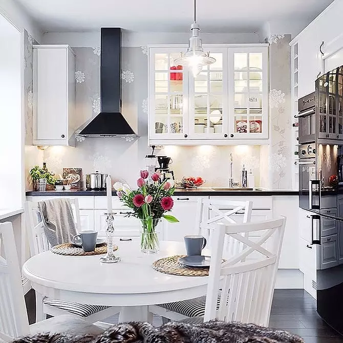 Welche Tischplatte für weiße Küche wählen kann: 4 Universalfarben und 6 beliebte Materialien 28937_74