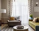 Sala de estar en marrón: Desmontamos las características de los tonos naturales y las texturas naturales. 2963_137