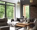 Living room in brown: We disassemble the features of natural shades and natural textures 2963_42