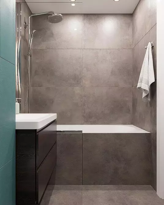 Свіжо і ефектно: оформляємо дизайн бірюзовою ванної кімнати (83 фото) 2988_111