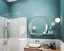 Fresco e espectacular: declaramos o deseño do baño turquesa (83 fotos) 2988_156