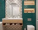 Frisk og spektakulær: Vi erklærede design af turkis badeværelse (83 billeder) 2988_158