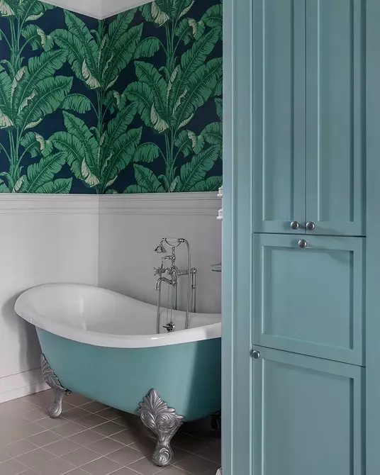 Fresh and spectacular: we declared the design of the turquoise bathroom (83 photos) 2988_171