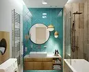 Svaigi un iespaidīgi: mēs paziņojām tirkīza vannas istabas dizainu (83 fotogrāfijas) 2988_7