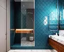 Свјеже и спектакуларно: Прогласили смо дизајн тиркизне купатила (83 фотографије) 2988_8