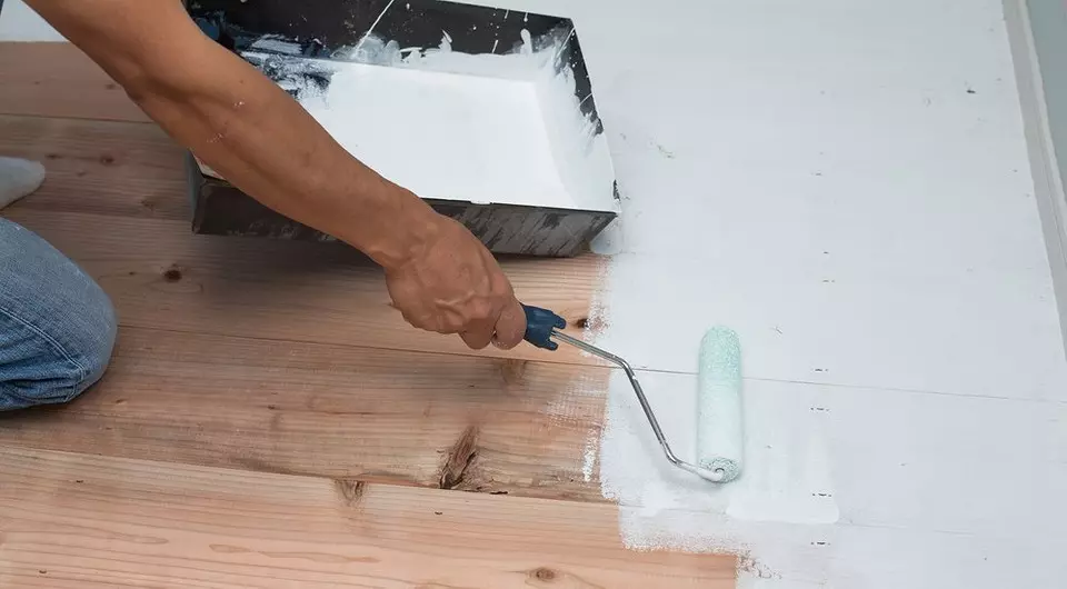 Idėja greitai pertvarkyti: kaip dažyti grindis