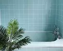Mavi bir banyoyu şık tasarımı: Biz tonlar, dokular ve malzemeler seçiyoruz 3036_111