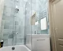 Muodikas muotoinen sininen kylpyhuone: Valitse sävyt, tekstuurit ja materiaalit 3036_112
