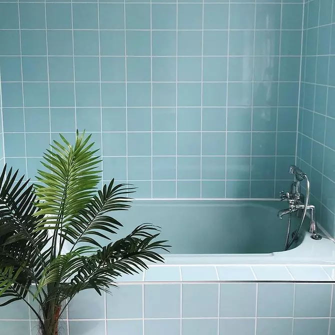 Muodikas muotoinen sininen kylpyhuone: Valitse sävyt, tekstuurit ja materiaalit 3036_115