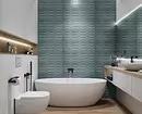 Módní design modré koupelny: Vybereme odstíny, textury a materiály 3036_118