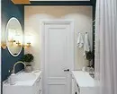 Desain modis kamar mandi biru: urang milih nuansa, tékstur sareng bahan 3036_12