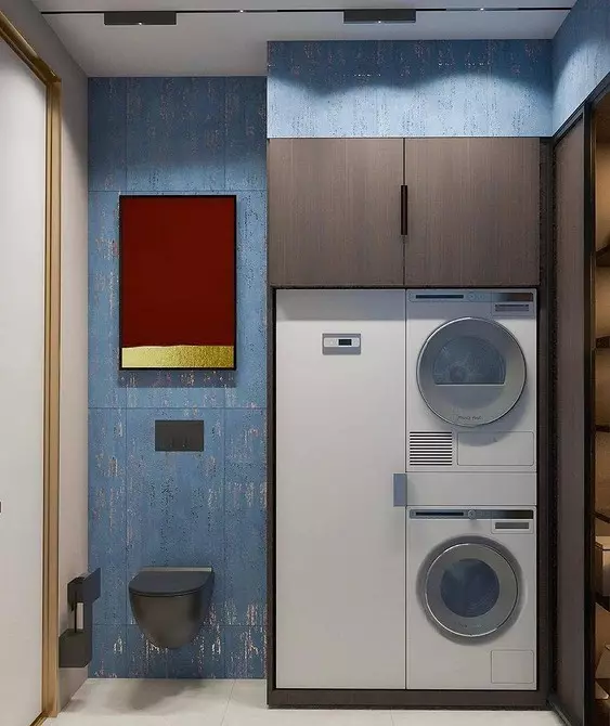 Módní design modré koupelny: Vybereme odstíny, textury a materiály 3036_129