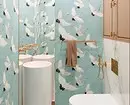 Modna oblika modre kopalnice: izberemo odtenke, teksture in materiale 3036_29