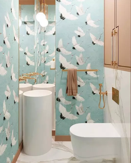 Diseño de moda de un baño azul: seleccionamos tonos, texturas y materiales. 3036_39