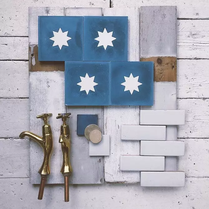 Madingas mėlynojo vonios kambario dizainas: pasirinkite atspalvius, tekstūras ir medžiagas 3036_44