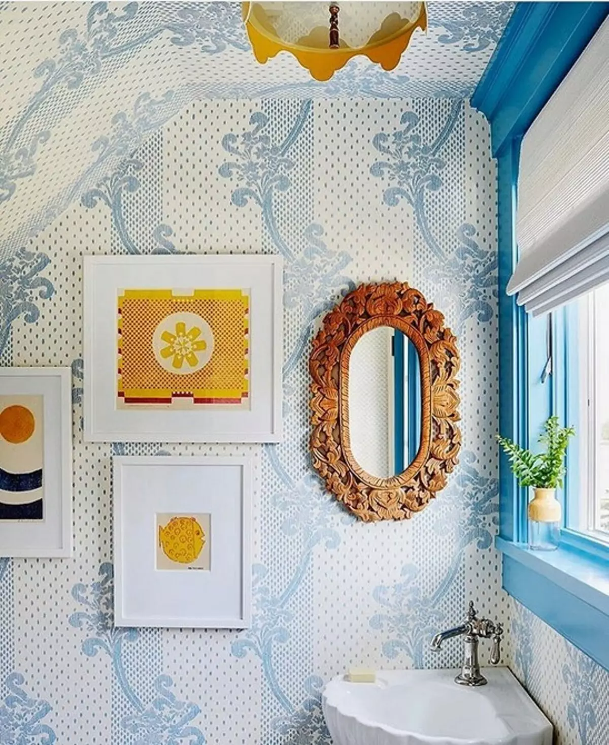 Módní design modré koupelny: Vybereme odstíny, textury a materiály 3036_45