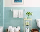 Desain modis kamar mandi biru: urang milih nuansa, tékstur sareng bahan 3036_86