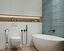 Moderigtigt design af et blåt badeværelse: Vi vælger nuancer, teksturer og materialer 3036_92