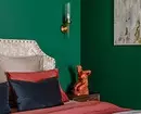 Zelena spavaća soba, Blue Dječja i malina Kupaonica: apartman u Moskvi, u kojem se mnogo boja 3057_23