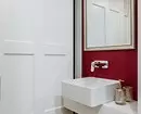 Kamar tidur hejo, kamar mandi hideung sareng raspberry: apartemen di Moscow, dimana seueur warna 3057_32