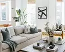 Cómo emitir un diseño interior de sala de estar en la casa de campo y ahorrar: 6 consejos y 73 fotos 3090_109