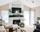 Cómo emitir un diseño interior de sala de estar en la casa de campo y ahorrar: 6 consejos y 73 fotos 3090_8