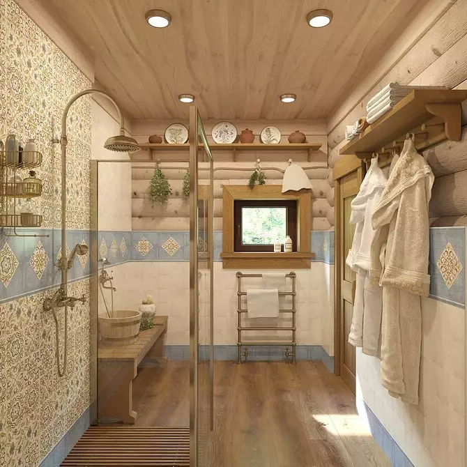 Vi dekorerar designen av badet inuti: Tips för varje rum och 62 bilder 3099_58