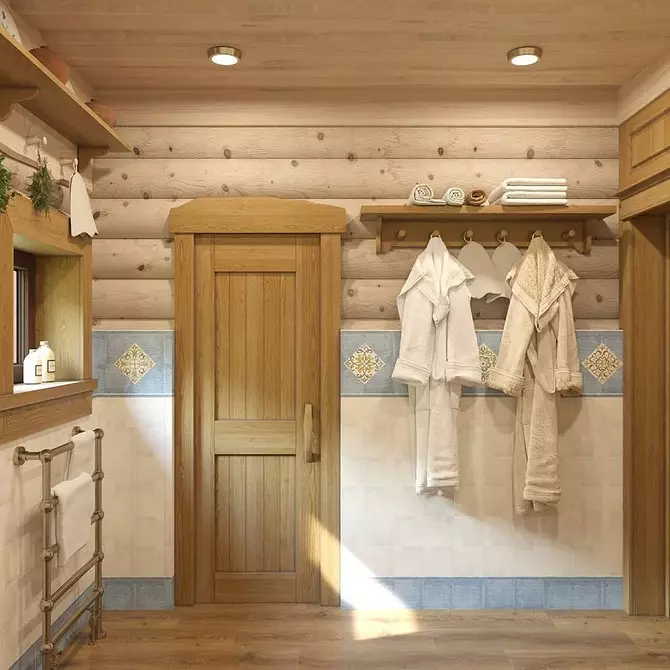 Vi dekorerar designen av badet inuti: Tips för varje rum och 62 bilder 3099_60
