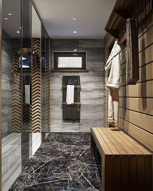 आम्ही आत स्नानगृहाचे डिझाइन सजवतो: प्रत्येक खोलीसाठी आणि 62 फोटोंसाठी टिपा 3099_61
