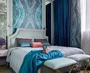 Σχεδιασμός τοίχου στο υπνοδωμάτιο: 15 ασυνήθιστες ιδέες και 69 φωτεινά παραδείγματα 31092_2