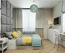 Väggdesign i sovrummet: 15 ovanliga idéer och 69 ljusa exempel 31092_20