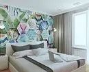 Desain dinding di kamar tidur: 15 ide yang tidak biasa dan 69 contoh cerah 31092_40