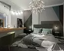 बेडरूम में दीवार डिजाइन: 15 असामान्य विचार और 69 उज्ज्वल उदाहरण 31092_50