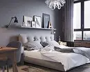 Vægdesign i soveværelset: 15 Usædvanlige ideer og 69 lyse eksempler 31092_68