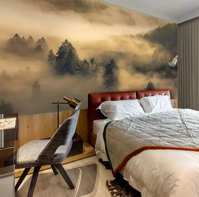 Design a muro in camera da letto: 15 idee insolite e 69 esempi luminosi 31092_8