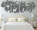 Дизайн на стената в спалнята: 15 необичайни идеи и 69 ярки примера 31092_82