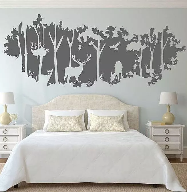 Дизайн стін у спальні: 15 незвичайних ідей і 69 яскравих прикладів 31092_92