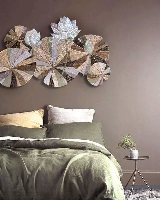 Yatak odasında duvar tasarımı: 15 olağandışı fikir ve 69 parlak örnek 31092_95