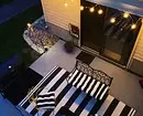 Hvordan dekorere en veldig liten terrasse på hytta: 6 vakre ideer 3111_5
