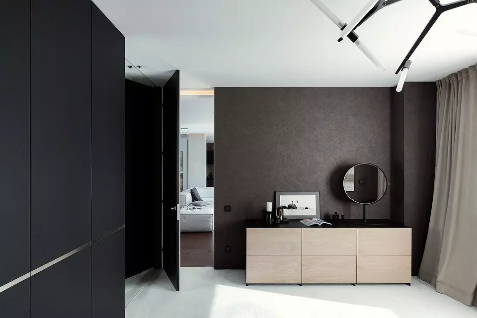 Impian minimalist: apartemen di Minsk, dimana teu aya anu superfluous 3114_8