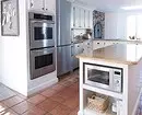 جایی که مایکروویو را در آشپزخانه قرار دهید: 9 گزینه و راهنمایی های مفید 31208_22