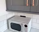 Di mana harus meletakkan microwave di dapur: 9 opsi dan tips berguna 31208_66