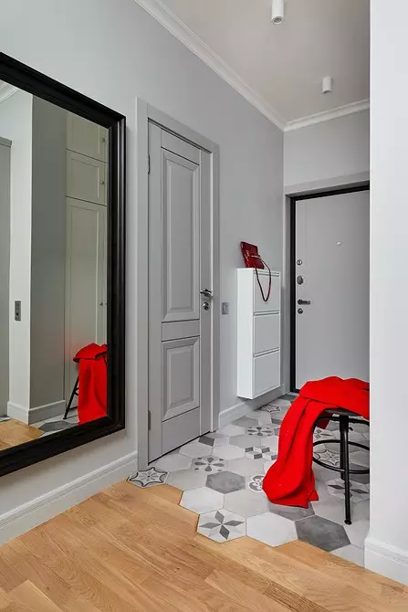 与Odnushka一样，客厅和卧室被单挑出来：一个小型公寓的内部40平方米。 m 3143_39
