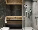 उबाऊ नहीं, और स्टाइलिश: एक ग्रे बाथरूम डिजाइन को सही तरीके से कैसे जारी करें 3159_106
