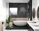 Non noioso ed elegante: come emettere correttamente un design del bagno grigio 3159_134