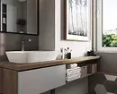 No aburrido, y con estilo: cómo emitir un diseño de baño gris correctamente. 3159_136