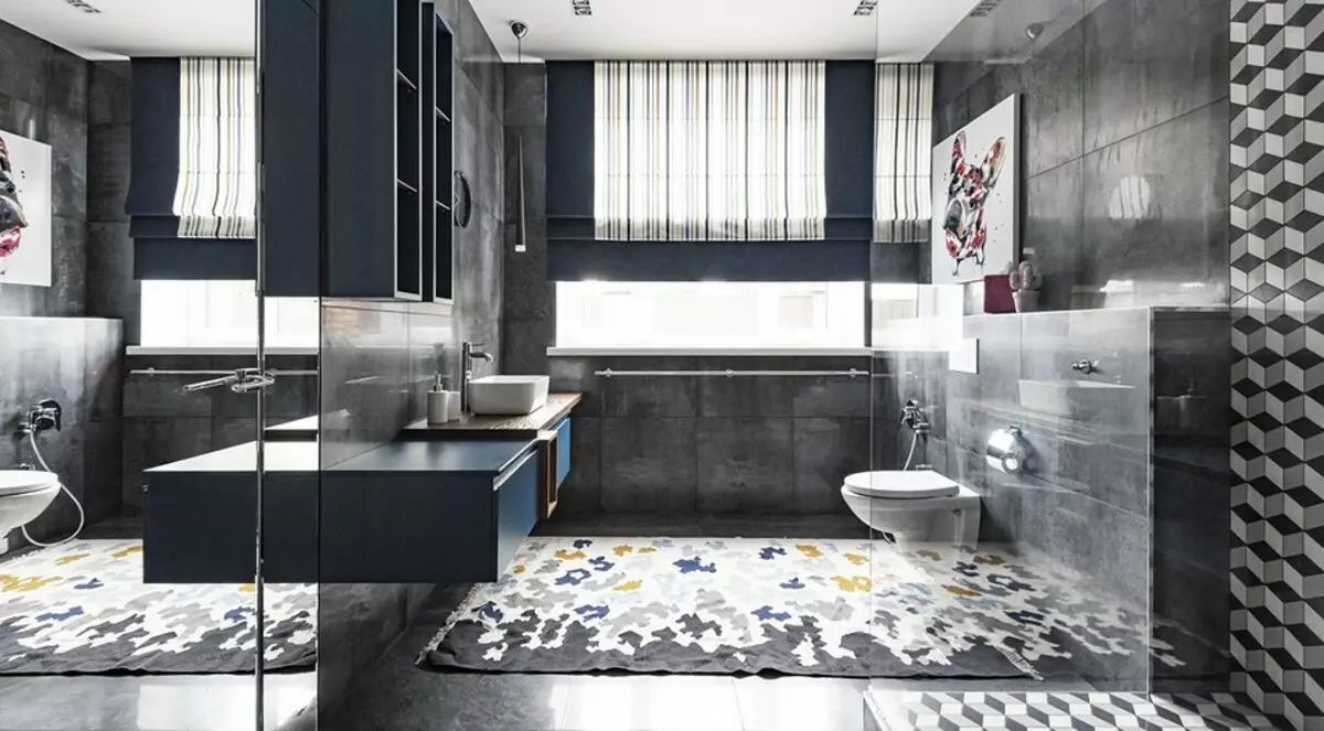 उबाऊ नहीं, और स्टाइलिश: एक ग्रे बाथरूम डिजाइन को सही तरीके से कैसे जारी करें