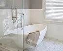 No aburrido, y con estilo: cómo emitir un diseño de baño gris correctamente. 3159_3