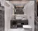 No aburrido, y con estilo: cómo emitir un diseño de baño gris correctamente. 3159_36