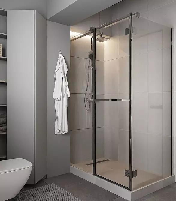 उबाऊ नहीं, और स्टाइलिश: एक ग्रे बाथरूम डिजाइन को सही तरीके से कैसे जारी करें 3159_46